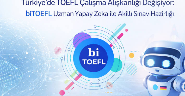 TOEFL Çalışma Alışkanlığı Değişiyor biTOEFL Uzman Yapay Zeka