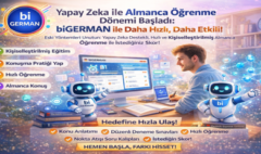 almanca eğitimi için yapay zeka.