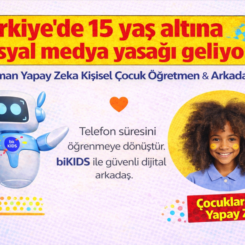 Sosyal medya yasağı ve çocuklar için yapay zeka