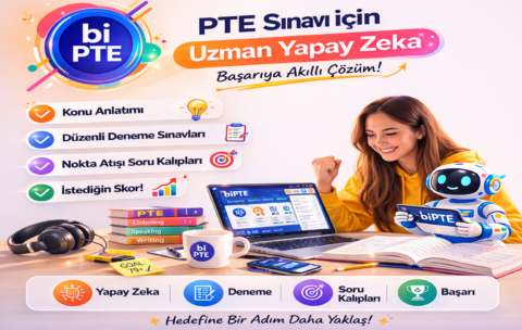 Yapay zeka ile PTE hazırlık