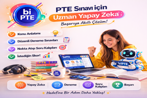 Yapay zeka ile PTE hazirlik