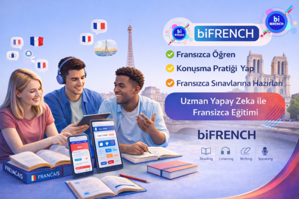 biFRENCH Uzman Yapay Zekâ ile Fransızca Eğitim Paketi